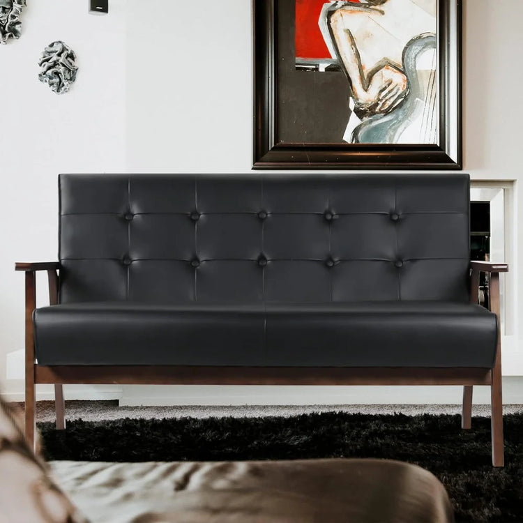 3-Piece Sofa Set with Loveseat & Accent Chairs
