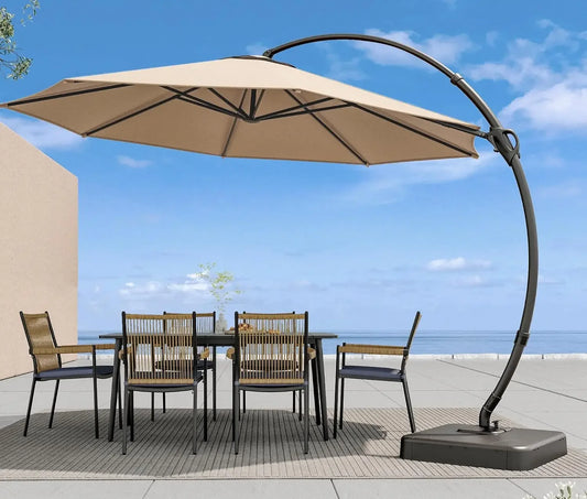 Cantilever Patio Umbrella with Base