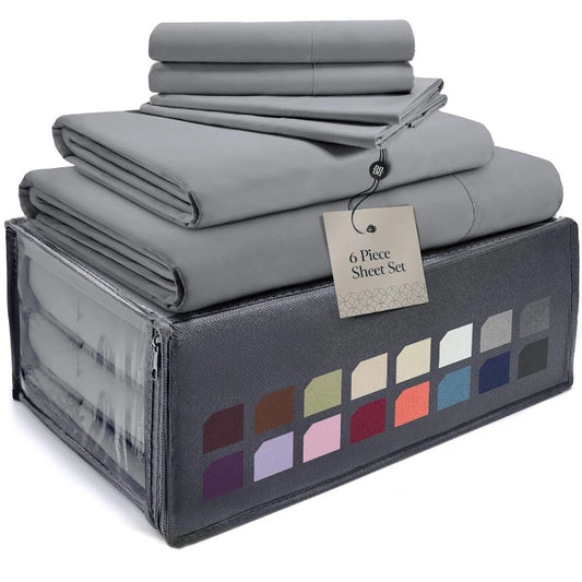 Gray Luxury Queen Sheet Set