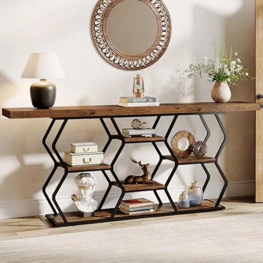 Extra Long Console Table with Storage