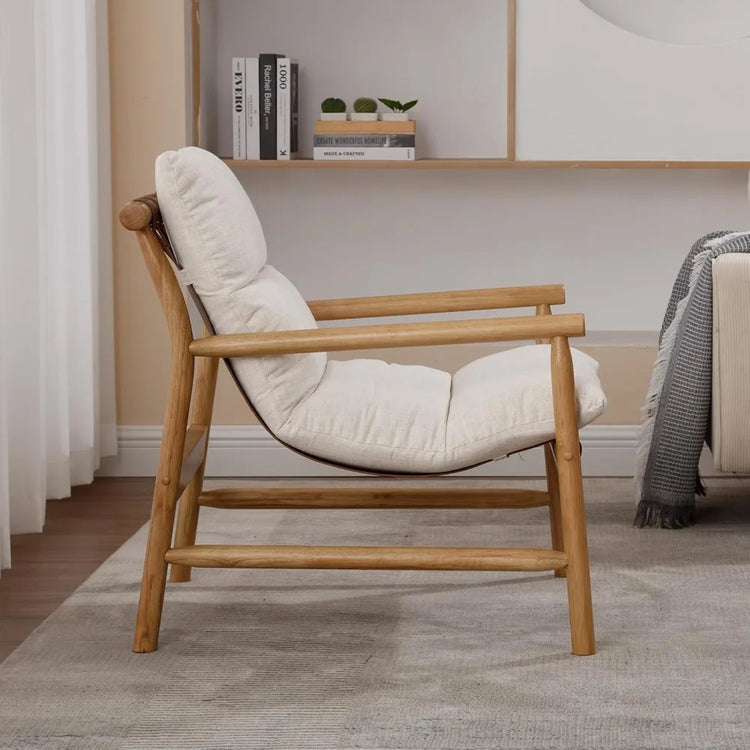 Mid-Century Modern Sling Accent Chair