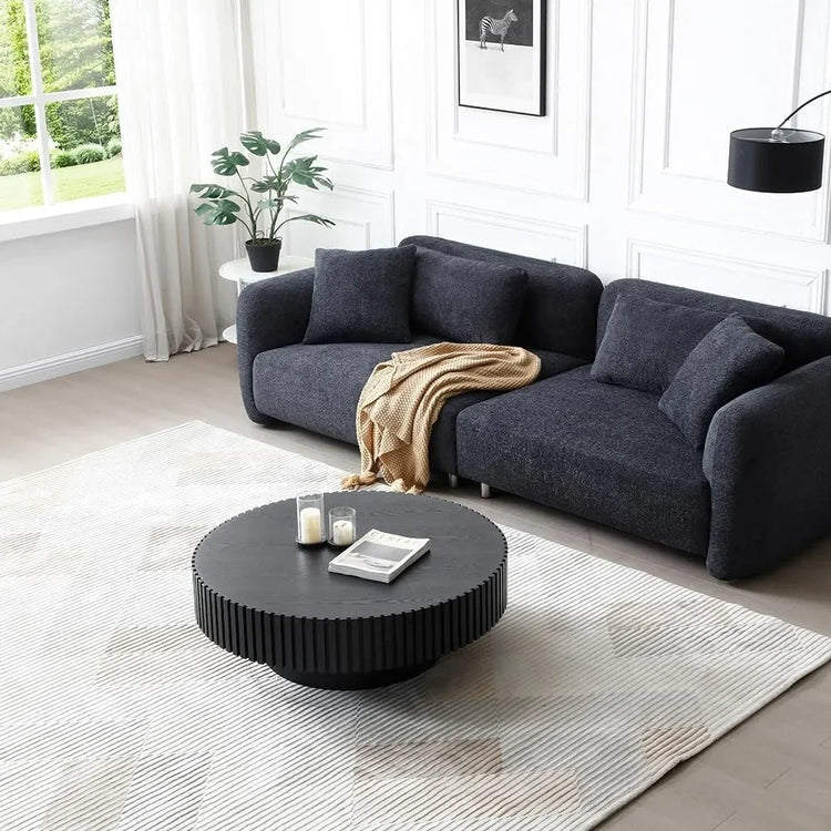 Large Modern Round Coffee Table