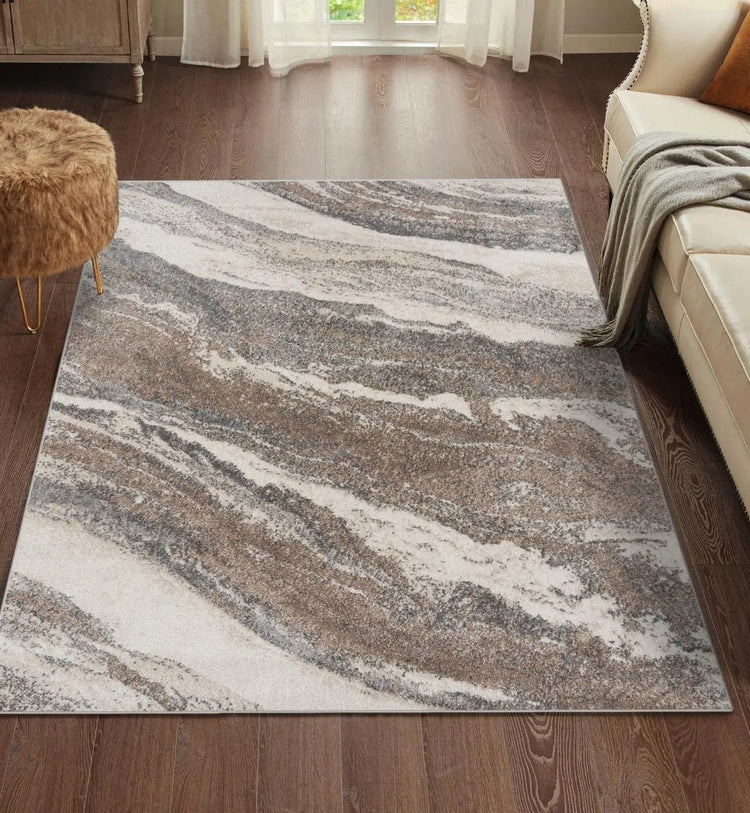 Lagos Collection 4x5 Art Deco Area Rug