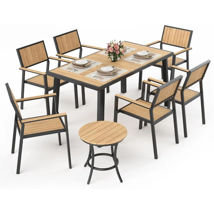 8-Piece Aluminum Patio Dining Set