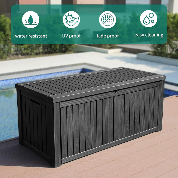 150-Gallon Large Outdoor Deck Box