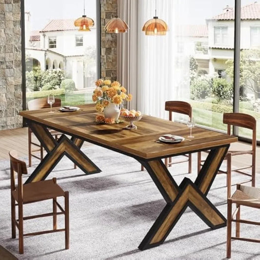 Farmhouse Dining Table for 4–6 People