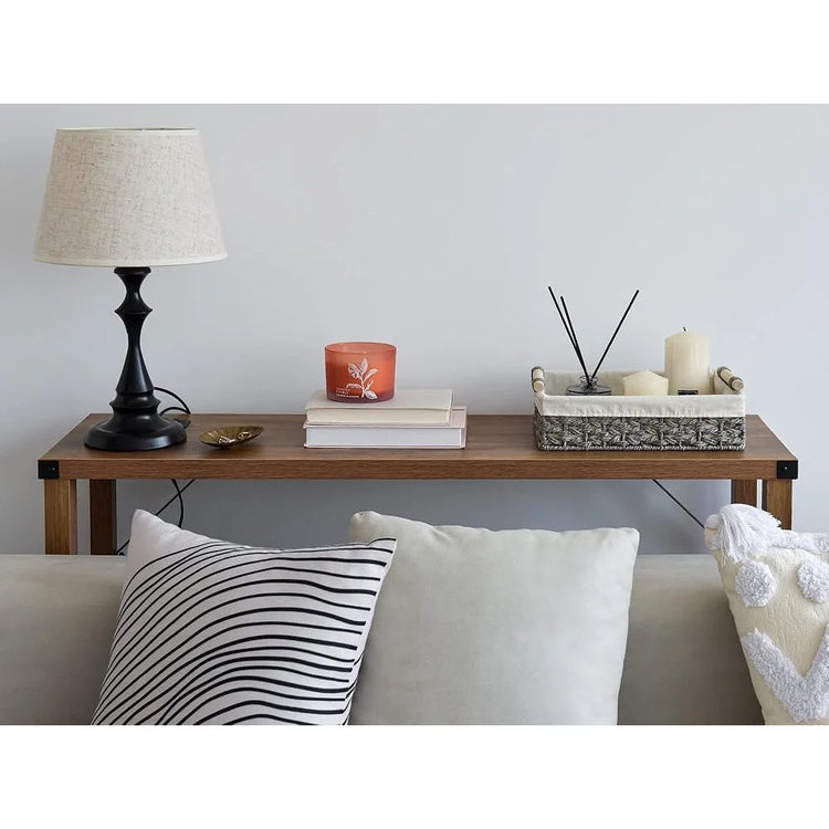 Small Wicker Storage Baskets with Liner – Pack of 2