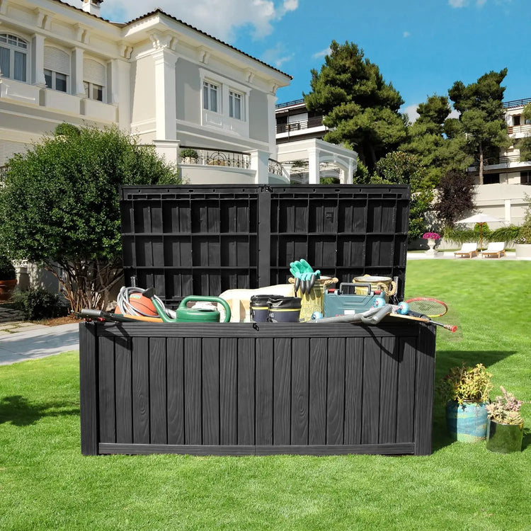150-Gallon Large Outdoor Deck Box