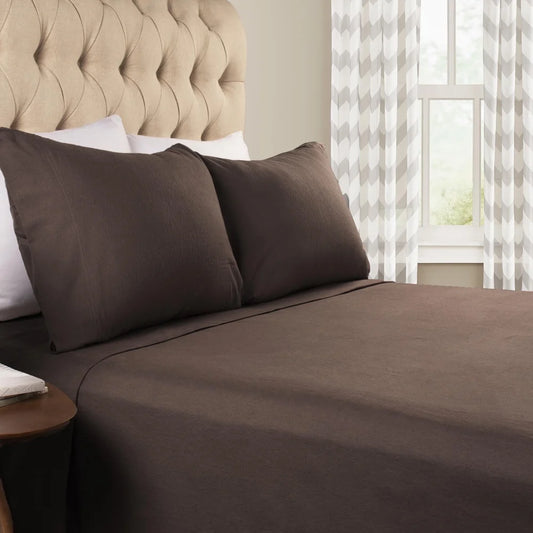 California King Flannel Cotton Sheet Set