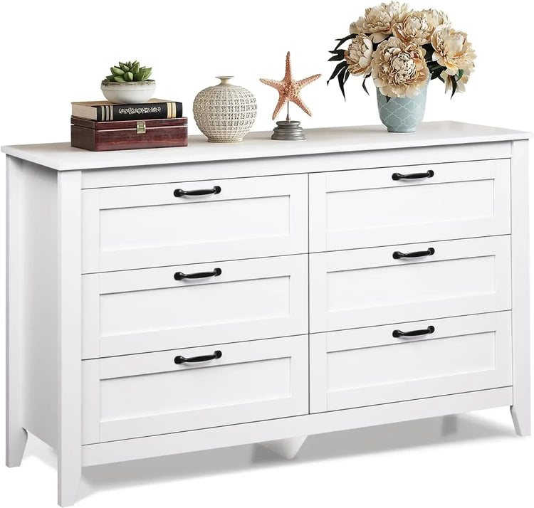 Retro 6-Drawer Dresser