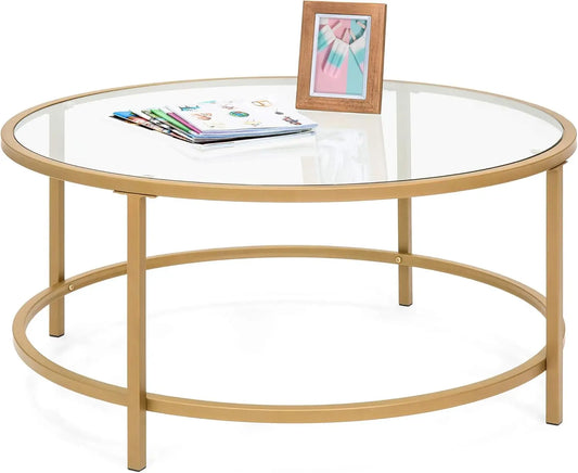 Round Glass Coffee Table