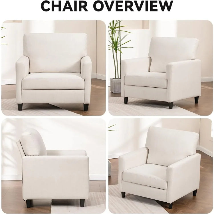 Mid-Century Upholstered Accent Chair