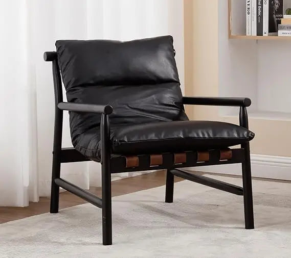 Mid-Century Modern Sling Accent Chair