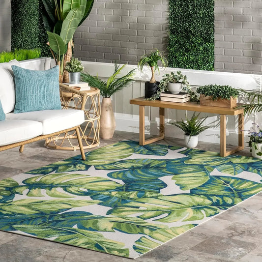 Lisa Floral & Paisley 5x8 Indoor/Outdoor Rug