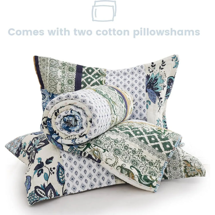 California King Cotton Quilt Set