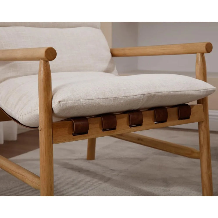 Mid-Century Modern Sling Accent Chair