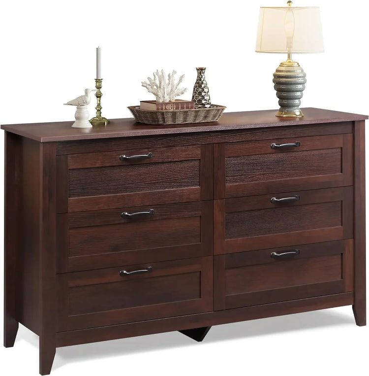 Retro 6-Drawer Dresser