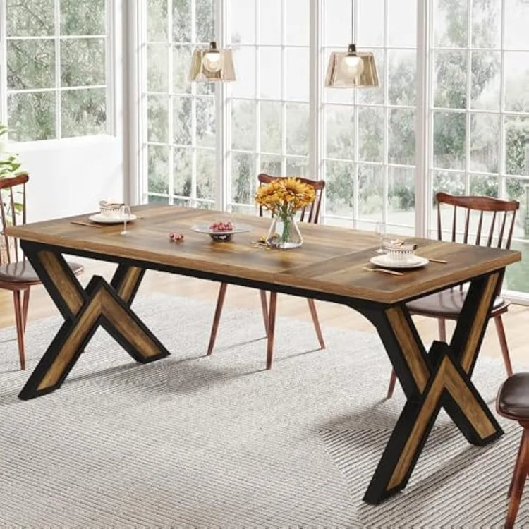 Farmhouse Dining Table for 4–6 People
