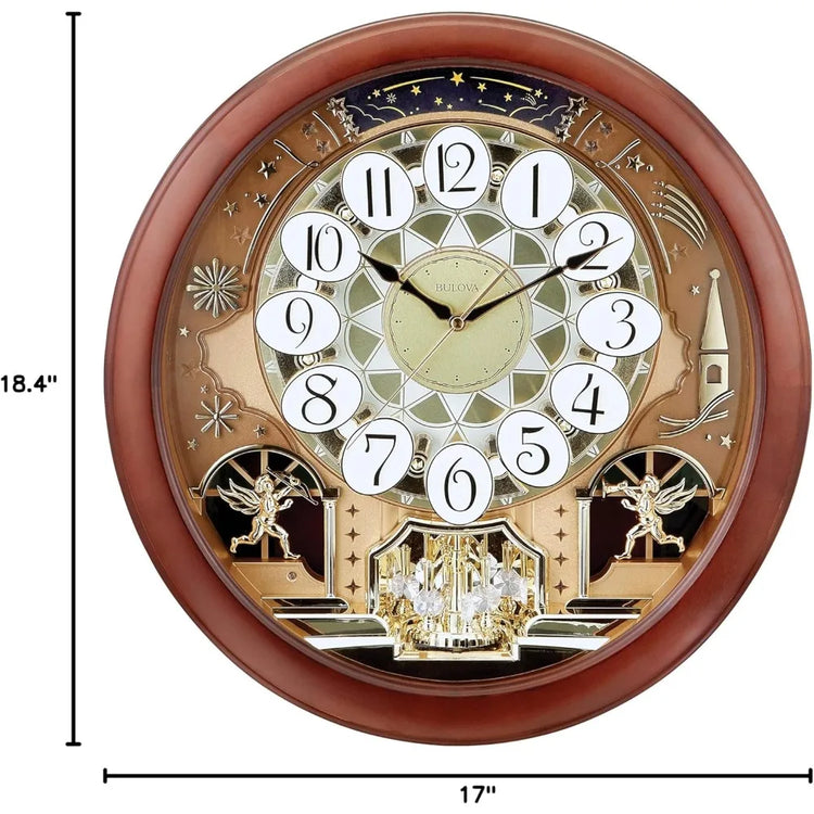 Dancing Tune Strike & Chime Wall Clock