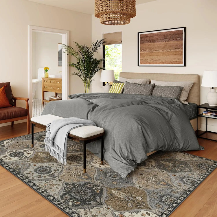 Moroccan Trellis 9x12 Area Rug