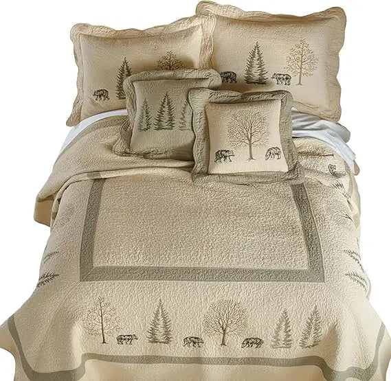 3-Piece Bear Creek King Quilt Set