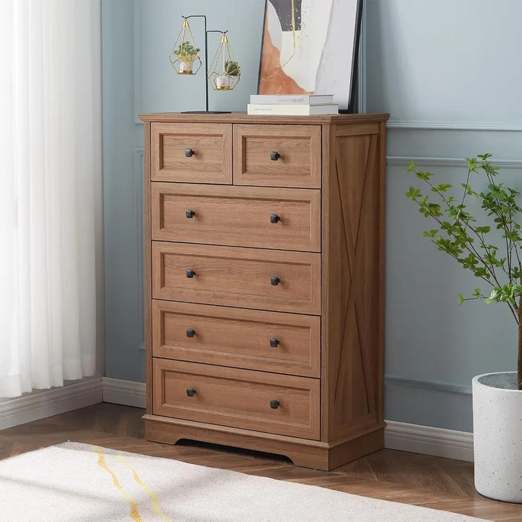 Farmhouse 6-Drawer Dresser