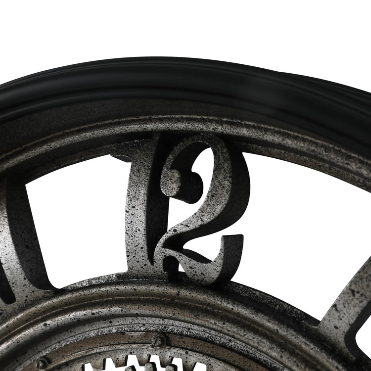 Rustic Gear Wall Clock