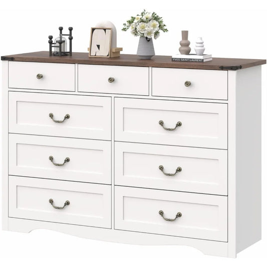 Farmhouse 9-Drawer Dresser