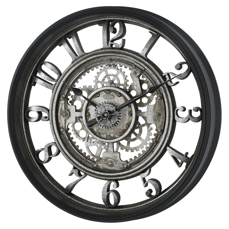 Rustic Gear Wall Clock