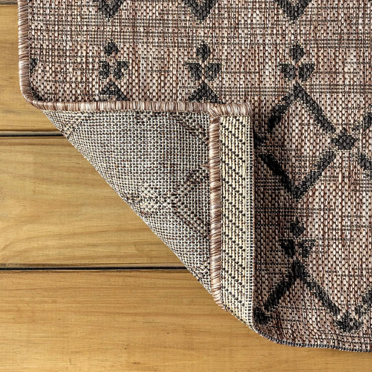 Moroccan Geometric 8x10 Indoor/Outdoor Rug