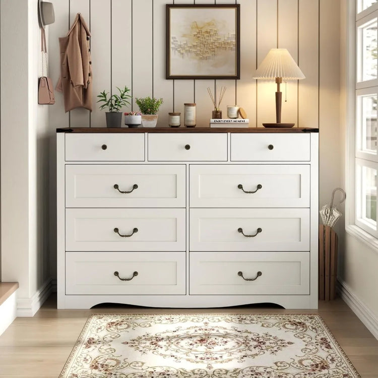 Farmhouse 9-Drawer Dresser