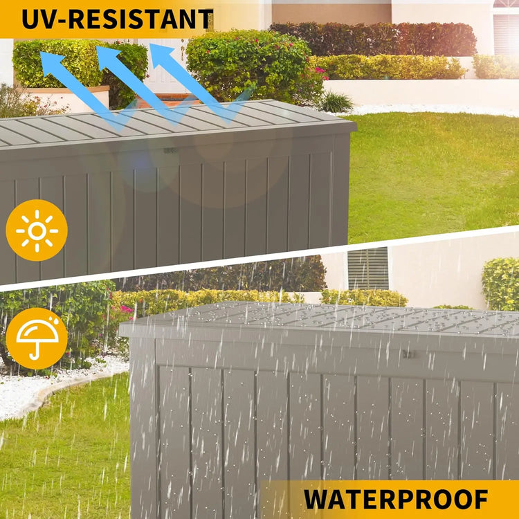 200-Gallon Extra Large Outdoor Resin Deck Box