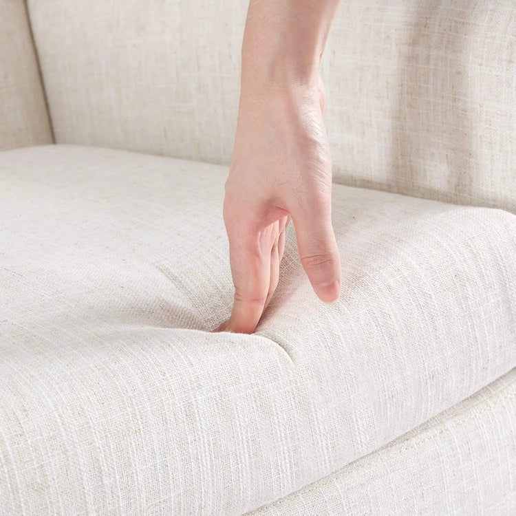 Upholstered Button Tufted Accent Chair