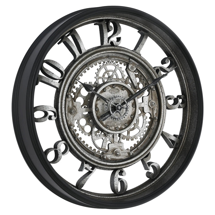 Rustic Gear Wall Clock