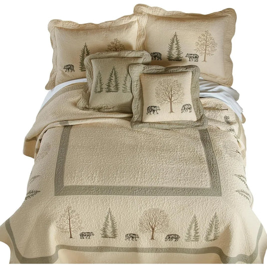 3-Piece Bear Creek King Quilt Set