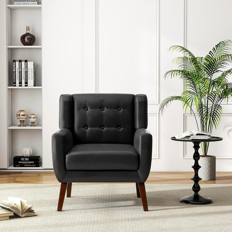 Modern Mid-Century Upholstered Accent Chair