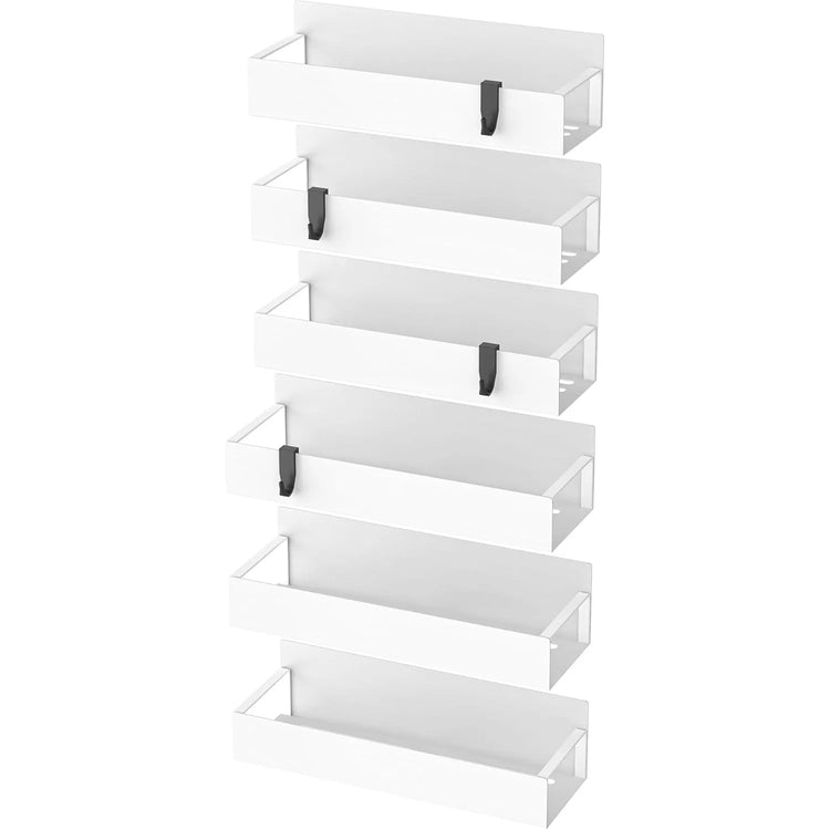 6-Pack Magnetic Spice Rack Organizers for Fridge