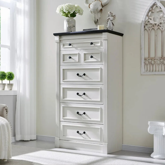 Farmhouse 7-Drawer Tall Dresser