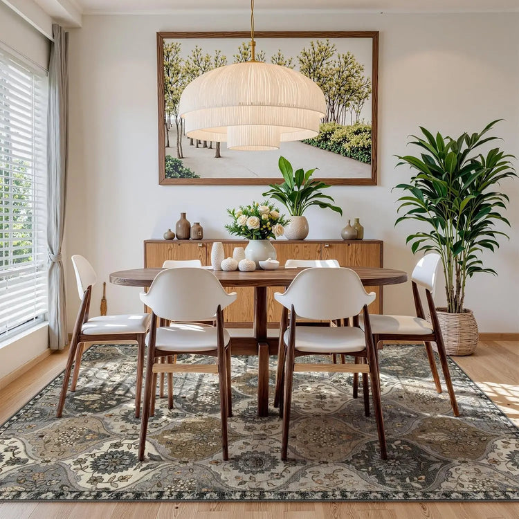 Moroccan Trellis 9x12 Area Rug