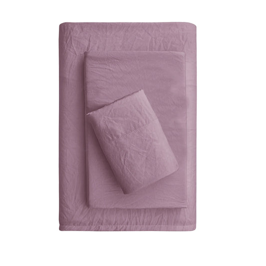 Lilac Bloom Twin XL Microfiber Sheet Set