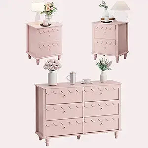 Bedroom Dresser & Nightstand Combo, 2 or 3-Piece