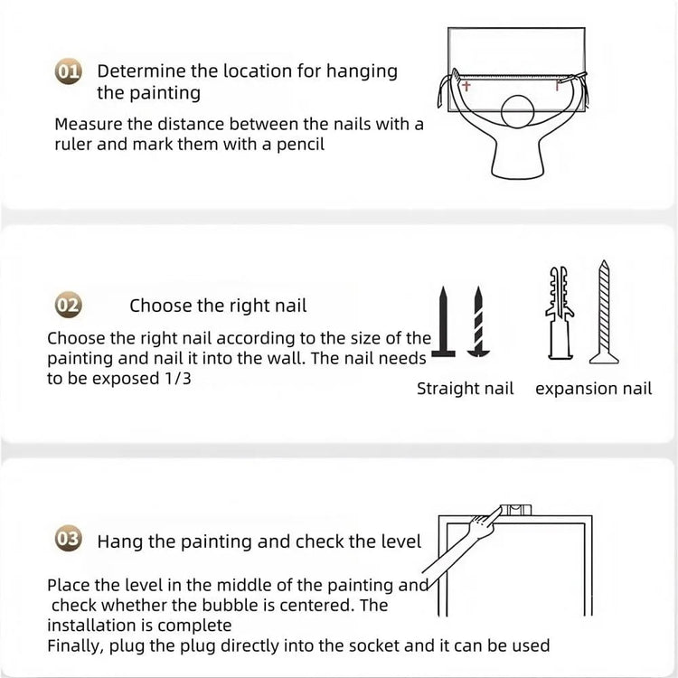 Modern 3D LED Wall Clock – Mountain View Design