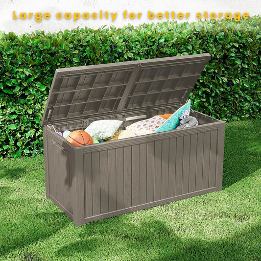 200-Gallon Extra Large Outdoor Resin Deck Box