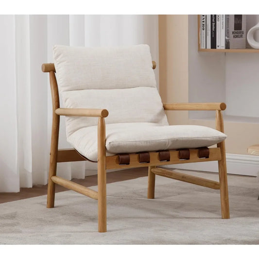 Mid-Century Modern Sling Accent Chair