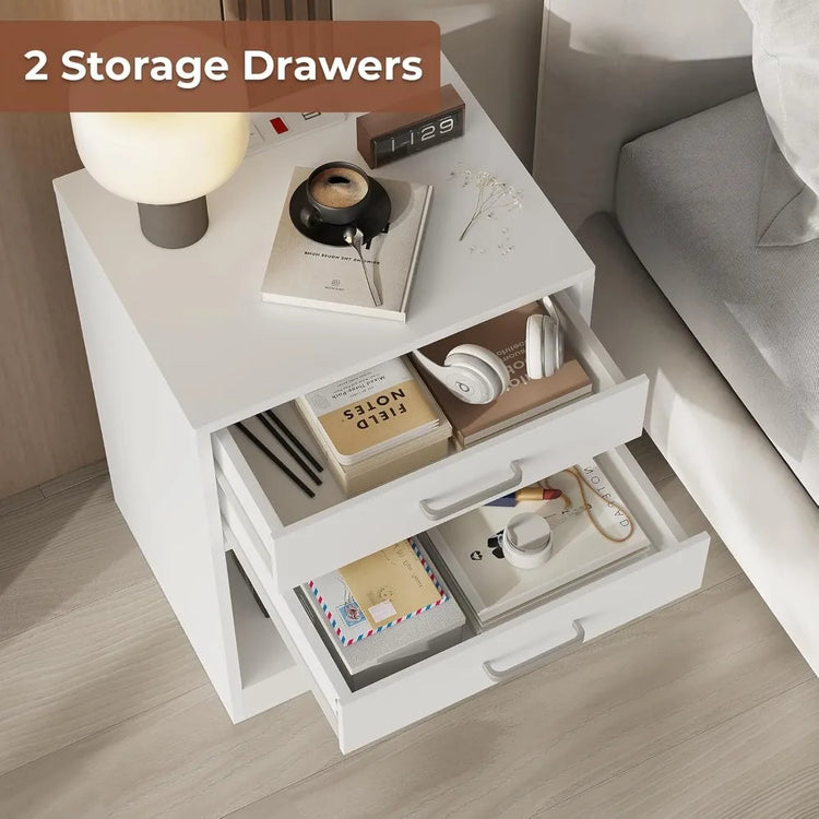 Nightstand with Charging Station