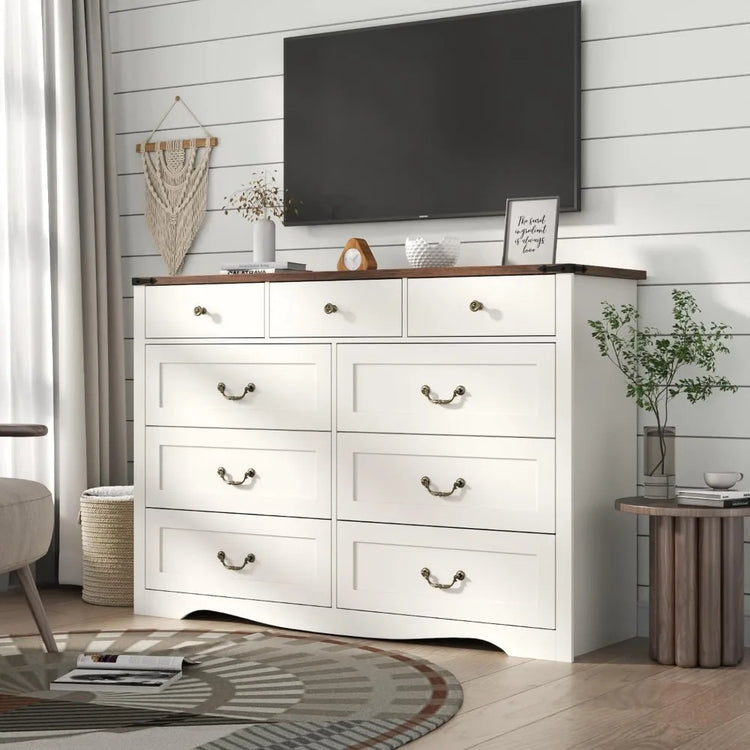 Farmhouse 9-Drawer Dresser