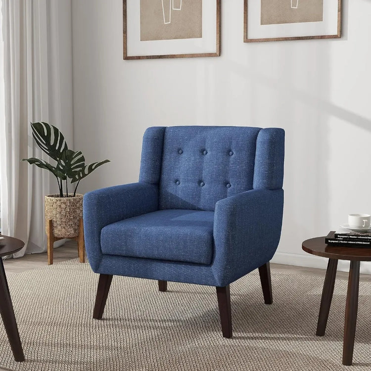 Modern Mid-Century Upholstered Accent Chair