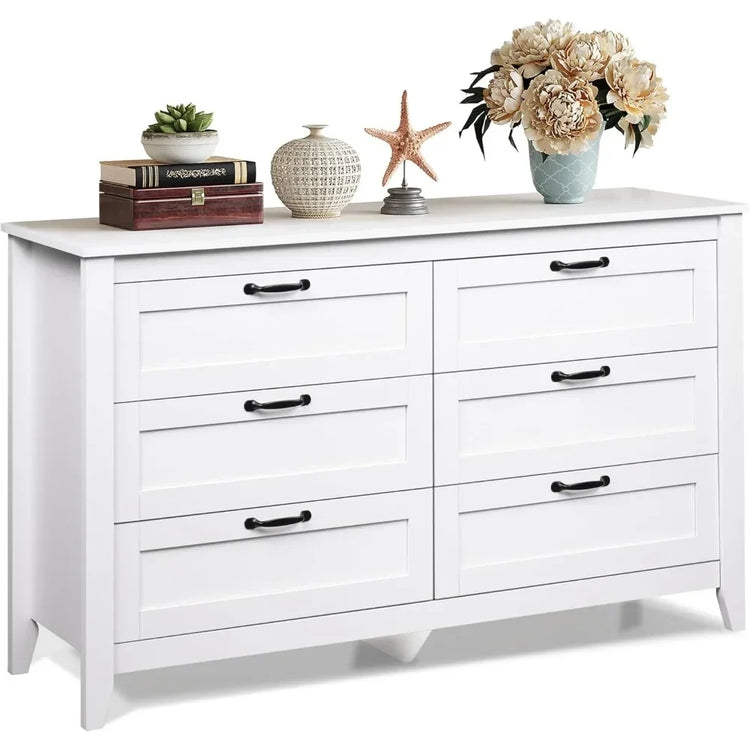Retro 6-Drawer Dresser