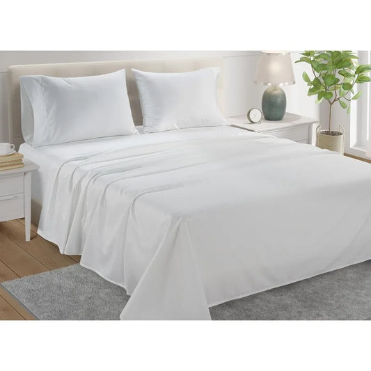 White Egyptian Cotton Queen Sheet Set