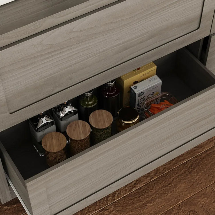 Large Kitchen Hutch with Drawers
